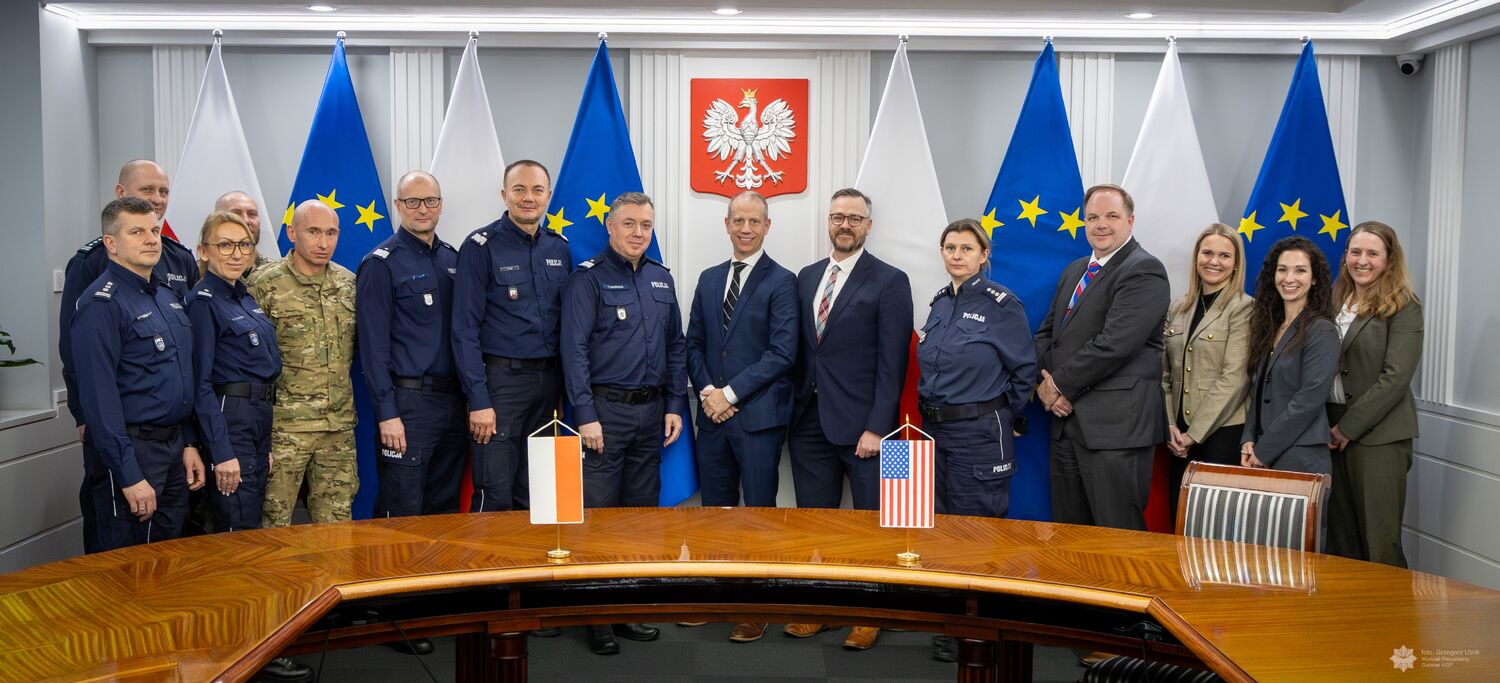 Wizyta delegacji FBI w Komendzie Głównej Policji