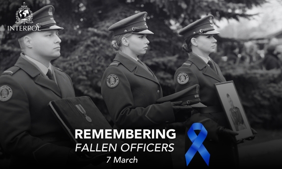 Świat zabłyśnie na niebiesko - międzynarodowa kampania INTERPOL-u Remembering Fallen Officers