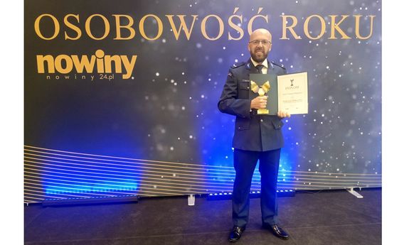 Dzielnicowy z Rudnika nad Sanem "Osobowością Roku"