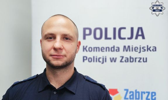 Sierż. szt. Kamil Pepliński zawsze na posterunku