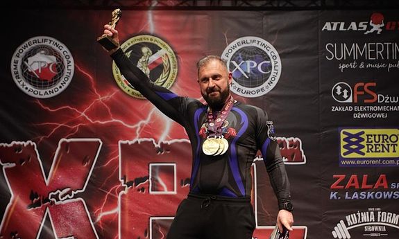 Kolejne sukcesy podinspektora Krzysztofa Barana na Mistrzostwach Europy! Złote medale i rekordy na arenie międzynarodowej