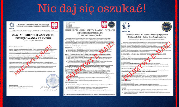 Straciła ponad 25 tys. zł wierząc, iż bierze udział w operacji specjalnej