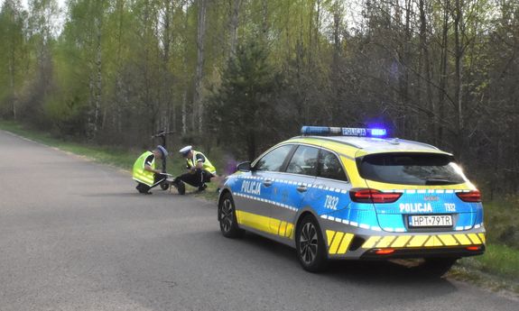 Wypadek na hulajnodze elektrycznej