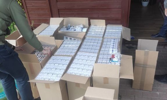 Policjanci zabezpieczyli ponad 130 tysięcy sztuk papierosów bez polskich znaków akcyzy