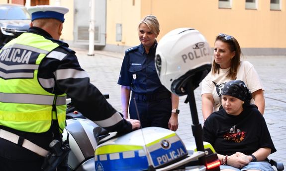 Wyjątkowa wizyta w Komendzie Wojewódzkiej Policji w Szczecinie