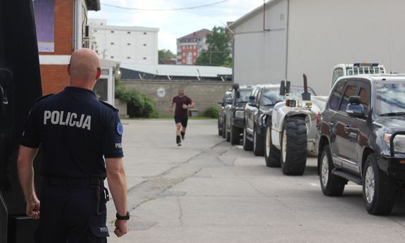 Murph Challenge z okazji Dnia Weterana. Policjanci XXXVIII i XXXIX rotacji JSPP stanęli do sportowego wyzwania