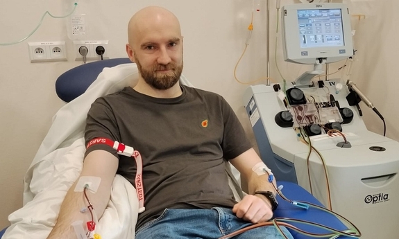 Nakielski policjant został dawcą szpiku kostnego