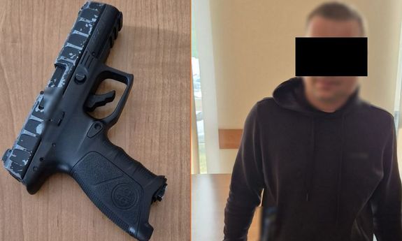 Po napadzie na sklep, przyszedł stawić się na dozór