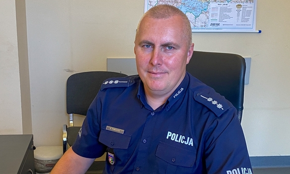 Policjant po służbie uratował człowieka. Pomogło doświadczenie i znajomość terenu