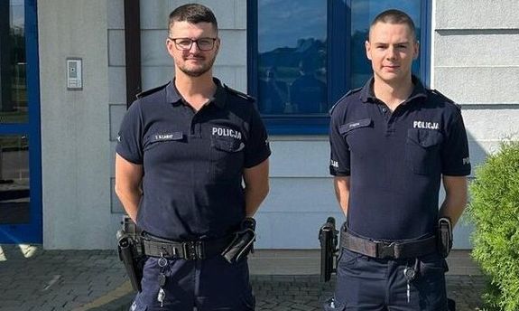 Podziękowania dla policjantów z Trzebowniska