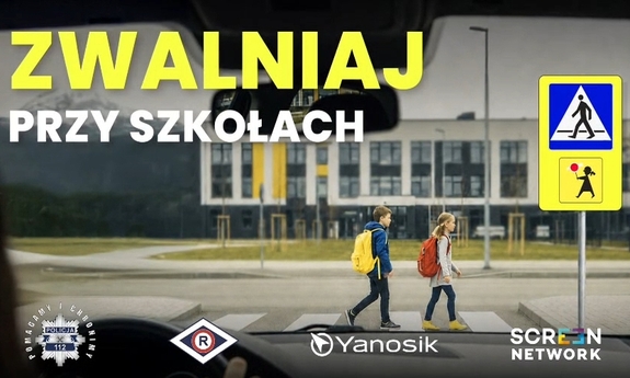 Zwalniaj przy szkołach