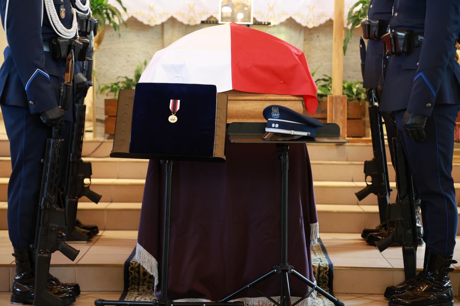 Ostatnie pożegnanie podkom. Natana Sieronia