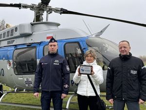 Chrzest śmigłowca Bell 407 GXi Zachodniopomorskiej Policji