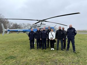 Chrzest śmigłowca Bell 407 GXi Zachodniopomorskiej Policji