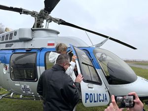 Chrzest śmigłowca Bell 407 GXi Zachodniopomorskiej Policji