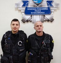 policjanci z Kołobrzegu