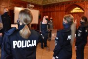 przemówienie Komendanta Wojewódzkiego Policji w Sczernienie