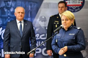 Komendant Wojewódzki Policji w Gorzowie Wielkopolskim nadinspektor Helena Michalak
