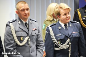 inspektor Krzysztof Sidorowicz i nadinspektor Helena Michalak