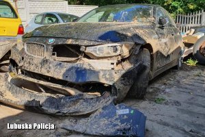 rozbite BMW