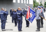 Policjanci ślubują na sztandar Komendy Wojewódzkiej Policji w Gorzowie Wielkopolskim