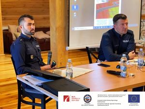 Policjanci podczas polsko-niemieckiego szkolenia