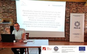 Prelegent polsko-niemieckich warsztatów o bezpieczeństwie dzieci i młodzieży