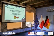Prezentacja dotycząca projektu polskich i niemieckich policjantów.