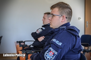 policjant uczestniczący w konkursie