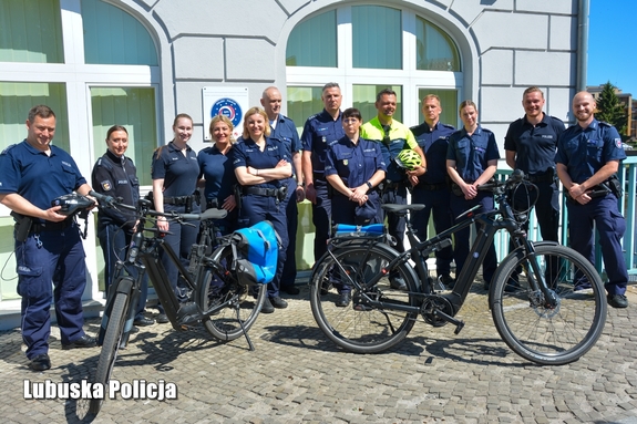 Policjanci w trakcie spotkania