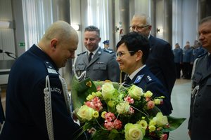 uroczyste pożegnanie z łódzkim garnizonem nadinsp. Andrzeja Łapińskiego
