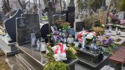 cmentarz, groby tragicznie zmarłych policjantów