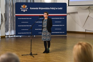 Konferencja podsumowująca projekt, wystąpienie Anny Jurkiewicz.
