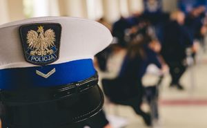 Policjanci w trakcie zmagań konkursowych.