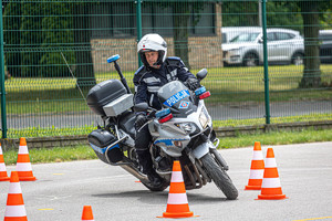 Policjant na motocyklu