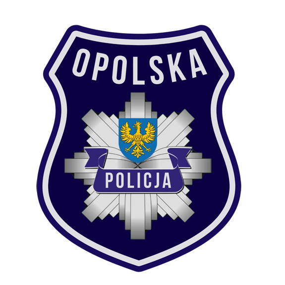 Logo Komendy Wojewódzkiej Policji w Opolu.