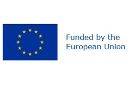 Obraz przedstawia logo FBW Komisji Europejskiej: flagę Unii Europejskiej, obok której umieszczony został niebieski napis: &amp;quot;Funded by the European Union:.