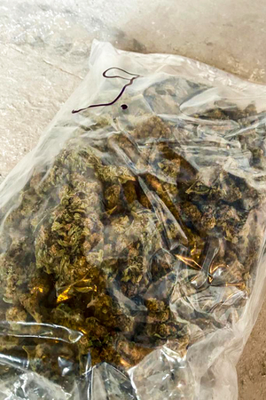 policjanci CBŚP i funkcjonariusze SG przejęli kilkadziesiąt kilogramów marihuany