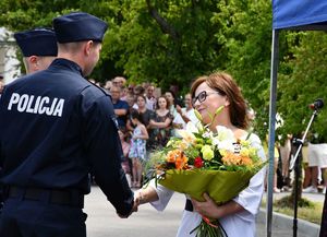 Ślubowanie nowo przyjętych policjantów na Oddziale Prewencji Policji