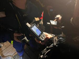 Policyjni wodniacy podczas doskonalenia umiejętności