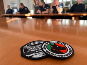 Policyjni wodniacy podczas doskonalenia umiejętności