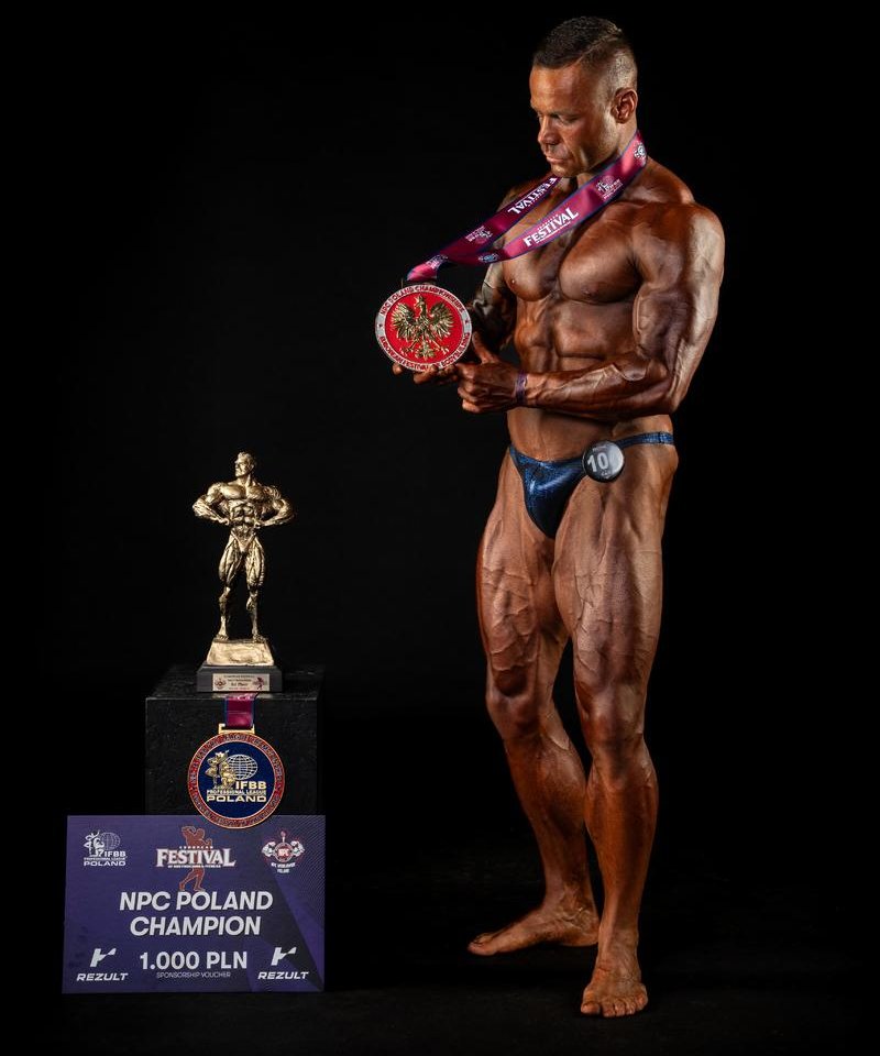 Policjant z kolejnymi sukcesami w kulturystyce