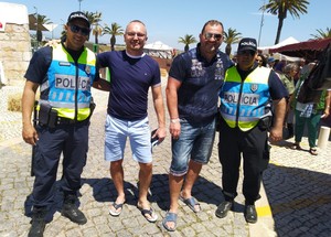 Reprezentanci KWP w Olsztynie z policjantami w Portugalii
