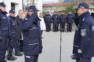 KWP przekazuje klucze Kierownikowi Posterunku Policji w Iłowo-Osadzie