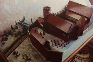 Zdjęcie makiety olsztyńskiego zamku