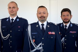 nadkom. Andrzej Andraczek, nadinsp. Tomasz Klimek, insp. Andrzej Parniewicz