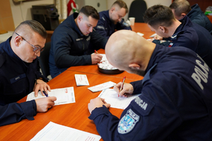 Uczestnicy akcji z DKMS