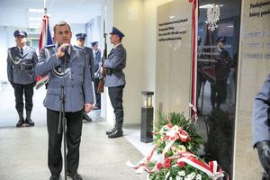 Odsłonięcie tablicy pamięci w KWP w Katowicach 08.11.2017 r.