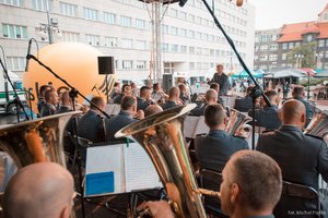 Koncert Orkiestry Komendy Wojewódzkiej Policji w Katowicach wraz z Przyjaciółmi.