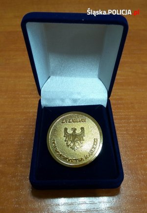 Złota &quot;Odznaka za Zasługi dla Województwa Śląskiego&quot;